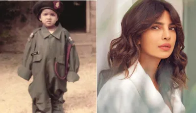 priyanka chopra shares pic in father army dress- India TV Hindi