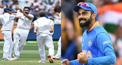 Virat Kohli, congratulates, Ajinkya Rahane, Australia vs India, cricket, sports- India TV Hindi