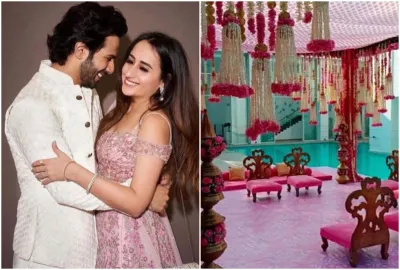 <p> </p> <p>Varun Dhawan Natasha Dalal Wedding</p>- India TV Hindi