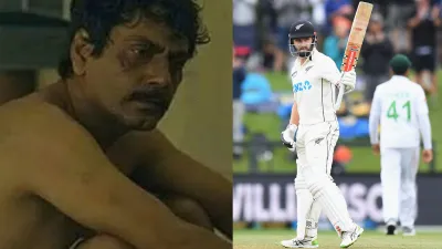 Wasim Jaffer shared this picture of Nawazuddin Siddiqui on Kane Williamson double century - India TV Hindi