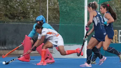 Indian Junior Women Hockey Team Against Chillie- India TV Hindi