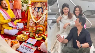 Ram Setu mahurat shot in Ayodhya, akshay kumar in Ayodhya, Jacqueline Fernandez, Nushrratt Bharuccha- India TV Hindi