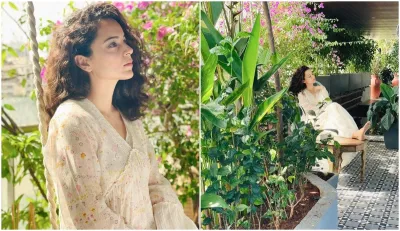 kangana ranaut spends quality time at her home amid coronavirus second wave shares javed akhtar shay- India TV Hindi