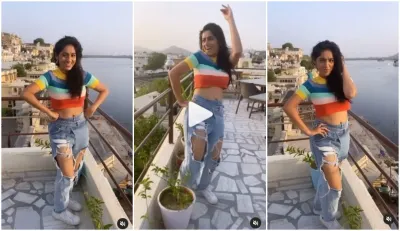 diya aur baati hum fame deepika singh shares dance video in ripped jeans troll watch - India TV Hindi