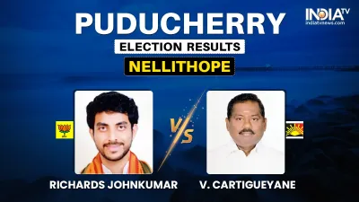 Nellithope Vidhan Sabha Chunav Result: BJP के रिचर्डस जॉनकुमार जीते, DMK के वी. कार्तिकेयन हारे- India TV Hindi