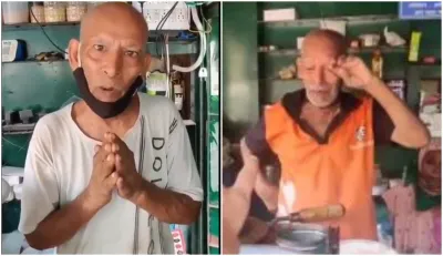 baba ka dhaba owner kanta prasad apologies youtuber gaurav wasan people reaction watch - India TV Hindi