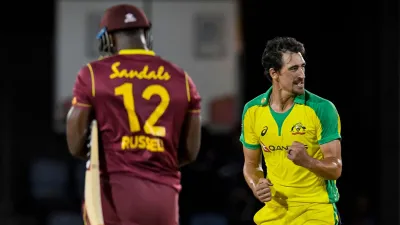 WI vs AUS 4th T20I: Gayle-Russell shine in front of Marsh, Australia won in thrilling match- India TV Hindi