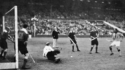 In 1948 Olympics, when independent India scored the golden goal on the chest of world hockey for the- India TV Hindi