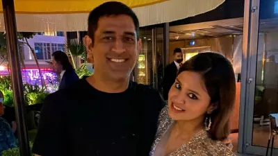 <p>CSK’s adroable wish for MS Dhoni and Sakshi on...- India TV Hindi