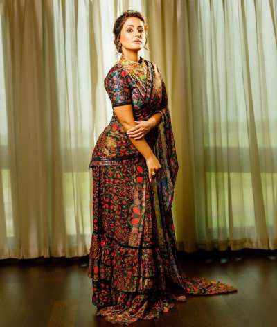 Hina Khan wearing House of Urmi : r/BollywoodFashion