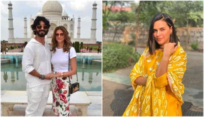 neha dhupia congratulates vidyut jamwal nandita mahtani engagement latest news in hindi - India TV Hindi