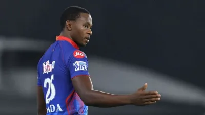 <p>Kagiso Rabada reacts about DC to qualify for playoffs</p>- India TV Hindi