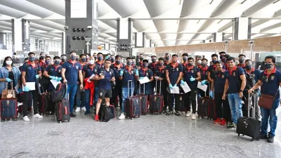 <p>IPL 2021: RCB Arrive in UAE For Second Leg</p>- India TV Hindi