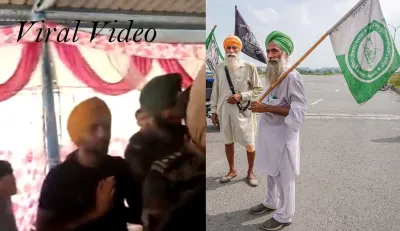 Indian Army Punjab regiment soldiers protesting with farmers viral video army says fake news क्या कि- India TV Hindi