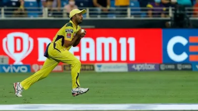 <p>IPL 2021 Final CSK vs KKR: ambati rayudu takes catch but...- India TV Hindi