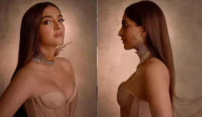 Sonam kapoor looks stunning in latest photoshoot in ivory corset top see photos- India TV Hindi