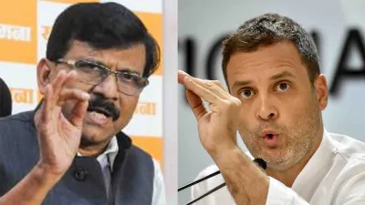 Sanjay Raut, Sanjay Raut Rahul Gandhi, Rahul Gandhi, Shiv Sena Congress- India TV Hindi