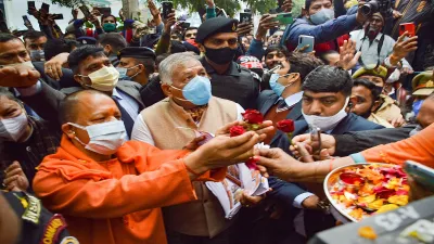 UP Chief Minister Yogi Adityanath during a BJP election camapaign for upcoming state assembly polls,- India TV Hindi