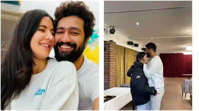 Katrina Kaif Vicky Kaushal are celebrating their first Valentine Day like this share romantic photos- India TV Hindi