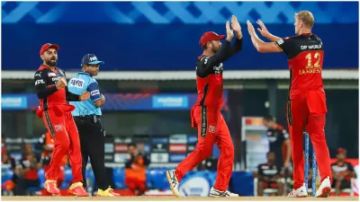 Kyle Jamieson of RCB celebrates the wicket of Prabhsimran Singh of PK during match- India TV Hindi