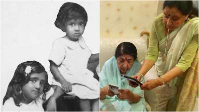 लता मंगेशकर की याद में बहन आशा भोसले ने शेयर की बचपन की तस्वीर Sister Asha  Bhosle shares childhood picture in memory of Lata Mangeshkar - India TV  Hindi News