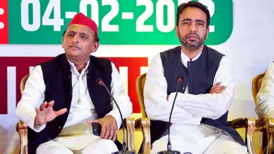 Akhilesh Yadav, Jayant Chaudhary, RLD state president, Masood Ahmed- India TV Hindi