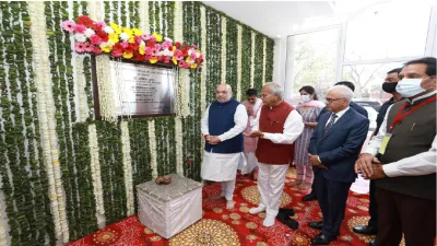 <p>Amit Shah inaugurates projects in Chandigarh</p>- India TV Hindi