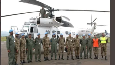  Rebels shoot down UN helicopter in Congo- India TV Hindi