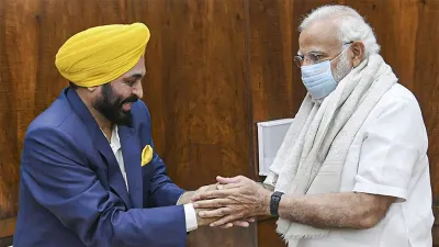 Narendra Modi, Bhagwant Mann, Bhagwant Mann Narendra Modi, Mann Modi Meeting- India TV Hindi