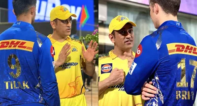 IPL 2022, Tilak Verma, Brevis 'Guru Mantra', MS Dhoni, CSK, MI, CSK vs MI, CSK vs MI cricket, sports- India TV Hindi