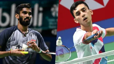 <p>Kidambi Srikanth and Lakshya Sen</p>- India TV Hindi