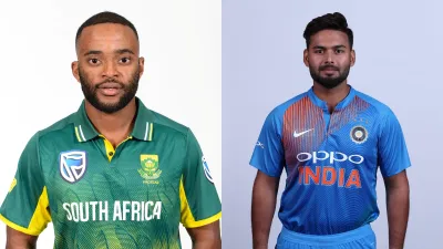 <p>Temba Bavuma and Rishabh Pant</p>- India TV Hindi