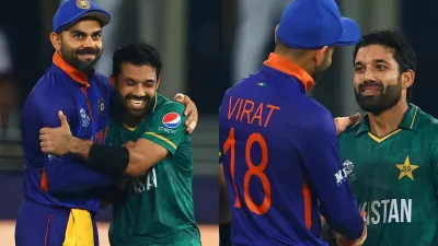 Mohammad Rizwan Speaks On First Meeting with Virat Kohli Also Tells About Bonding with Cheteshwar Pujara T20 वर्ल्ड कप में रिजवान-विराट की फोटो हुई थी वायरल, अब पाकिस्तानी विकेटकीपर ने ...