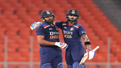 <p>Rohit Sharma and Virat Kohli</p>- India TV Hindi