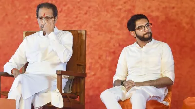 Uddhav Thackeray and Aaditya Thackeray- India TV Hindi