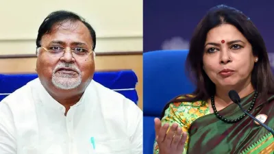 Sacked Bengal Minister Partha Chatterjee and BJP Leader Meenakshi Lekhi - India TV Hindi