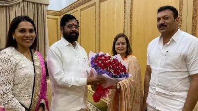 Eknath Shinde and Smita Thackeray- India TV Hindi