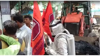 MNS workers Protest in mumbai- India TV Hindi