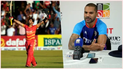 Shihar Dhawan praises Sikandar Raza- India TV Hindi