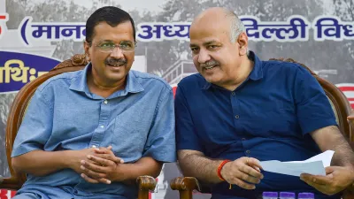 Arvind Kejriwal with Manish Sisodia- India TV Hindi