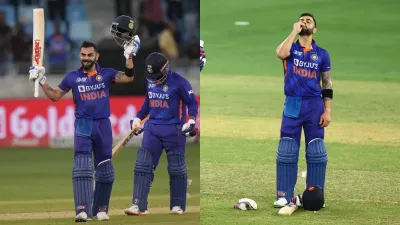 Virat Kohli celebrating his century vs Afghanistan in Asia...- India TV Hindi