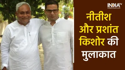 Nitish kumar and Prashant Kishor - India TV Hindi