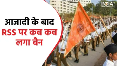 RSS Ban History- India TV Hindi