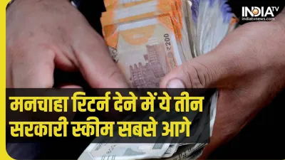 मनचाहा रिटर्न देने में ये तीन सरकारी स्कीम सबसे आगे- India TV Paisa