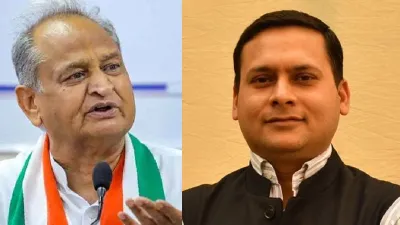 Rajasthan Chief Minister Ashok Gehlot and BJP leader Amit Malviya- India TV Hindi