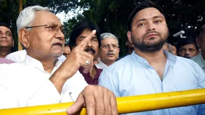 Bihar CM Nitish Kumar and Deputy CM Tejashwi Yadav- India TV Hindi