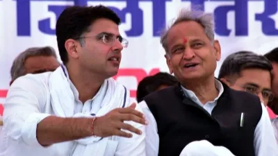 Rajasthan CM Ashok Gehlot and former Deputy CM Sachin Pilot- India TV Hindi