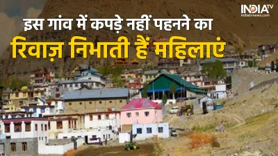 Pini village- India TV Hindi