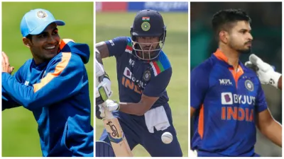 Shubman Gill, Shikhar Dhawan and Shreyas Iyer- India TV Hindi