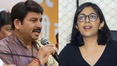 Manoj Tiwari, Swati Maliwal- India TV Hindi